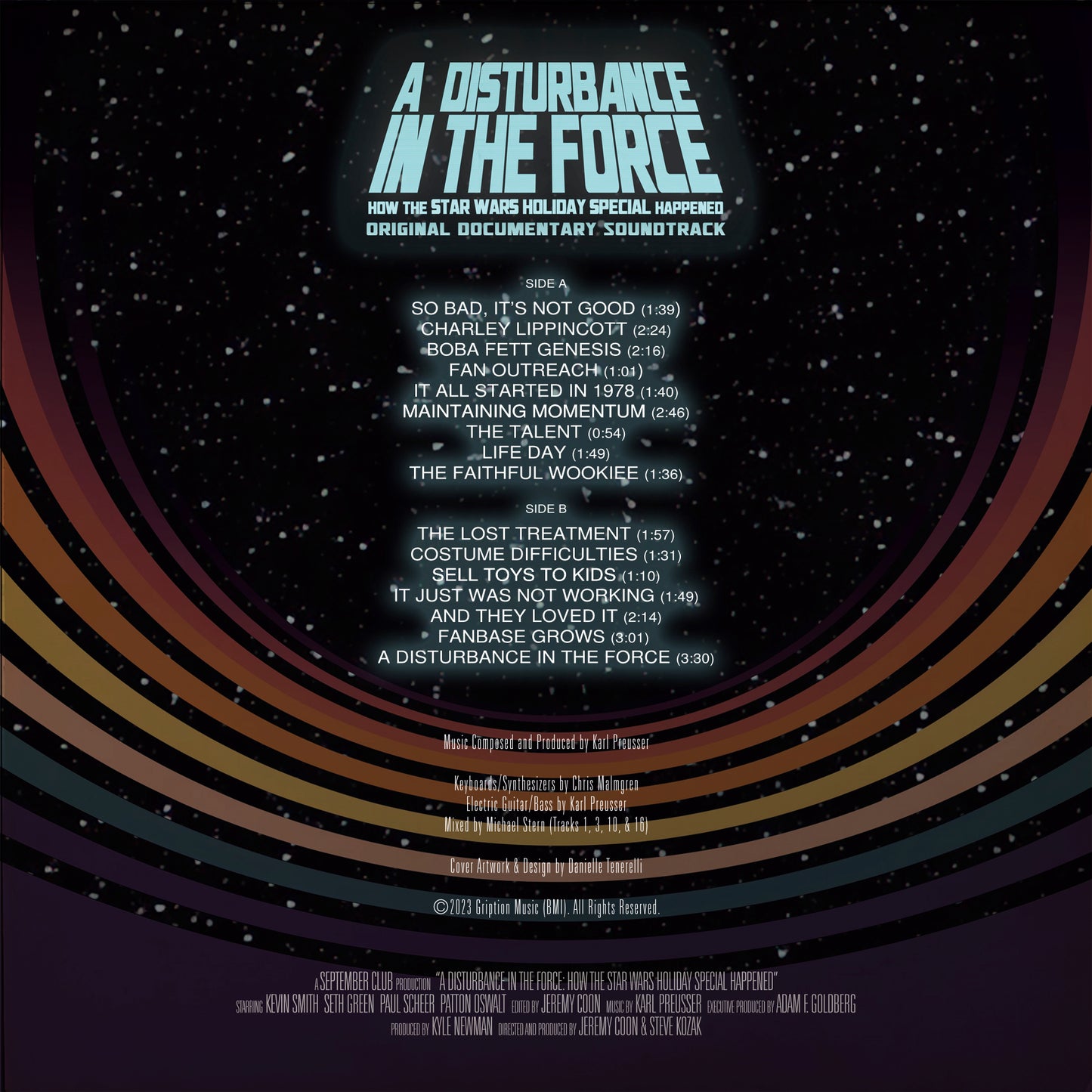 'A Disturbance In the Force' Soundtrack Vinyl LP Record